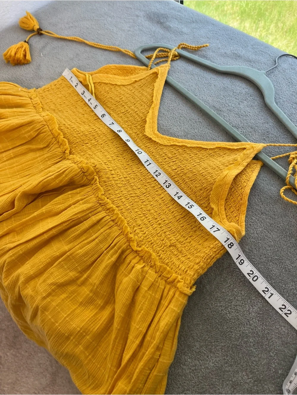 Free People Sundrenched Mini Dress Pockets Womens size small